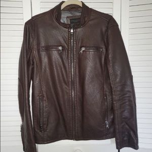Pronto Uomo Vegan Leather Jacket